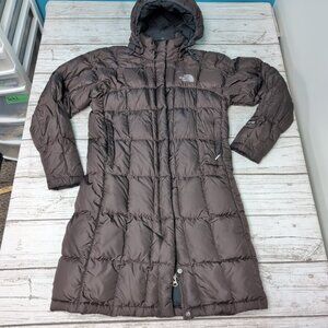 TNF The North Face Brown Metropolis 600 Fill Parka Women Size Small